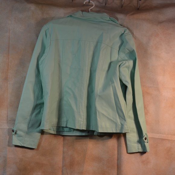 Northern Reflections Faux Leather Bomber Style Jacket SZ XL - Picture 5 of 6